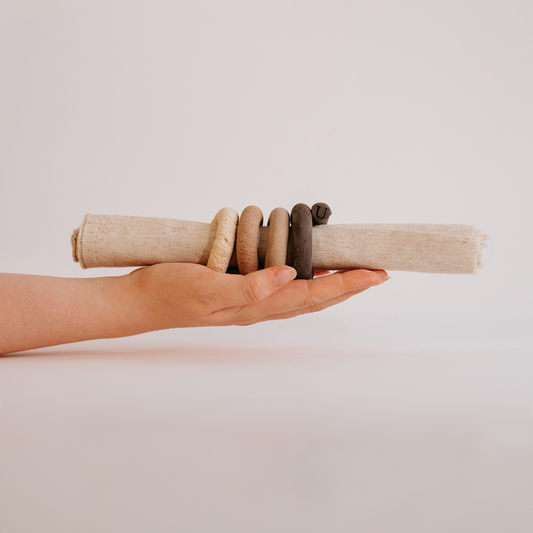 Ceramic Napkin Rings Set