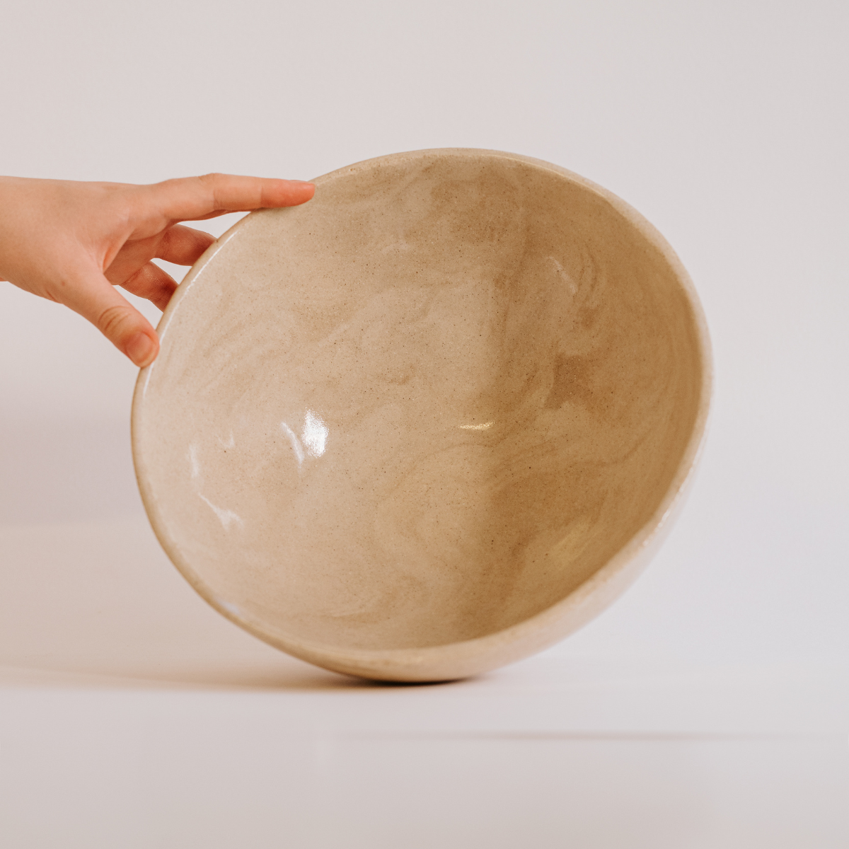 Ceramic Hourglass Large Bowl