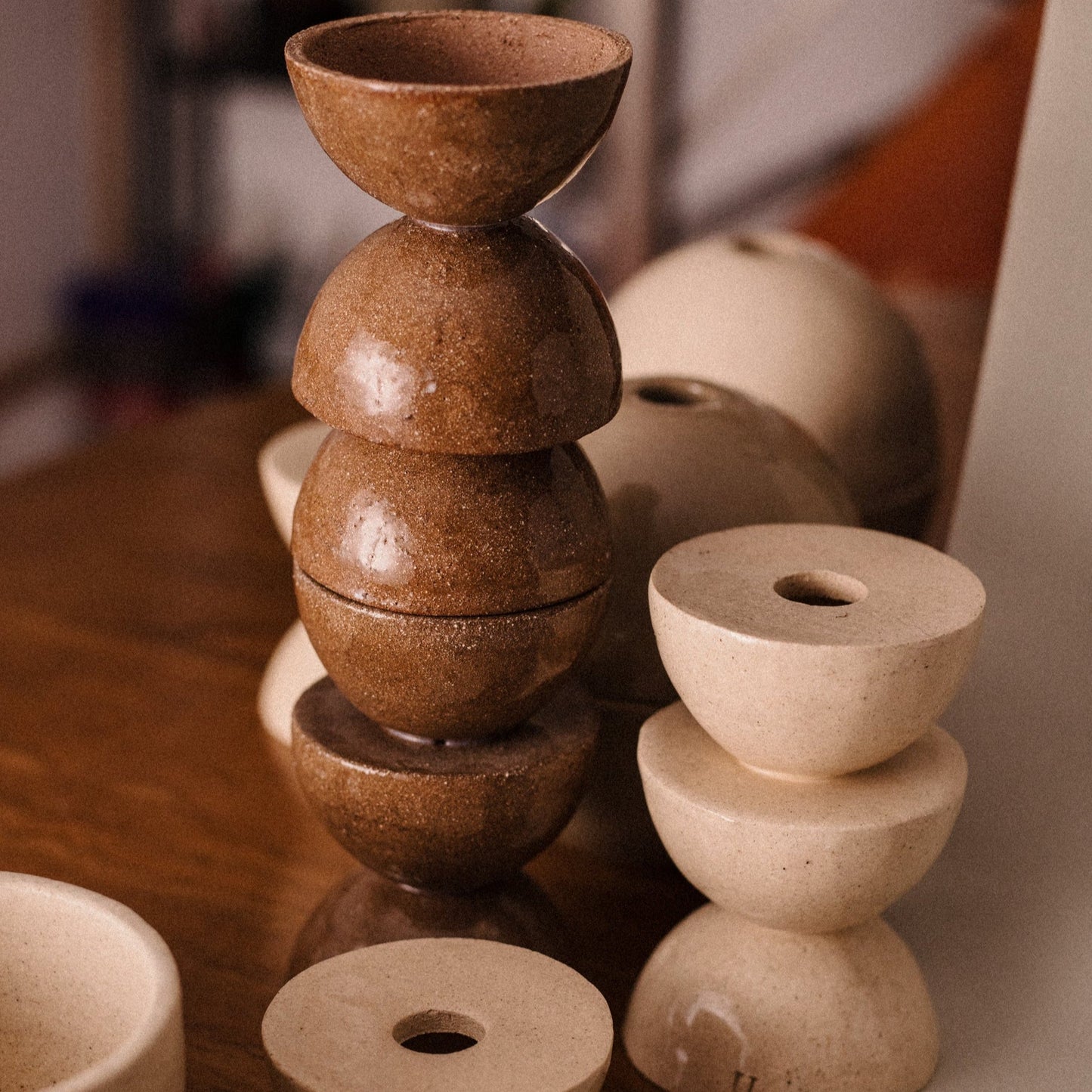 Ceramic andle holder Ursula Ceramica