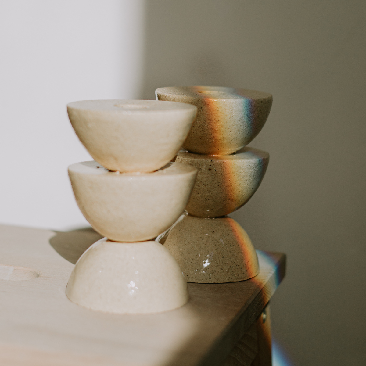 candle holder handmade ceramic Ursula Ceramica