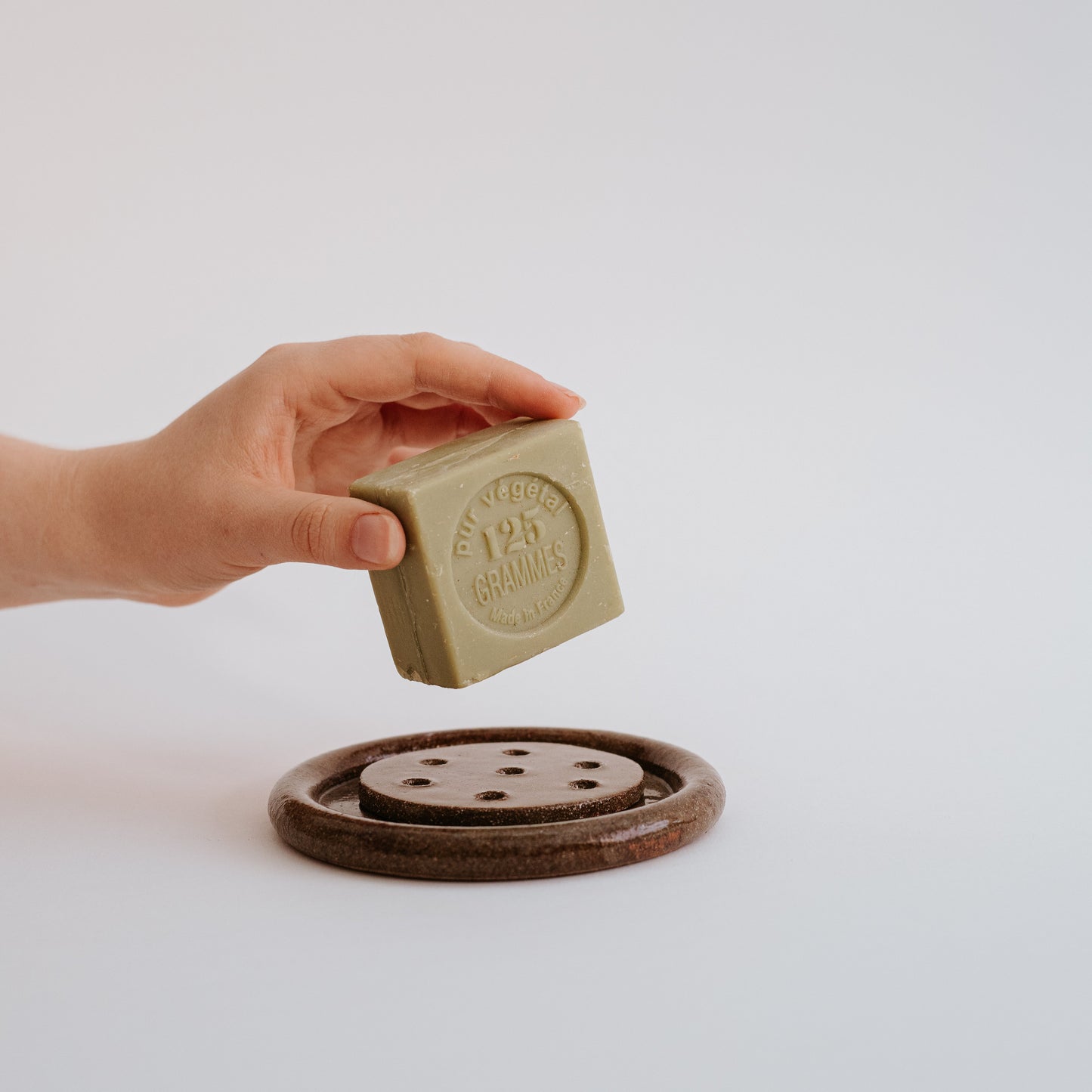 Ceramic Round Soap Dish