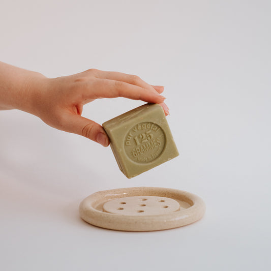 Ceramic Round Soap Dish