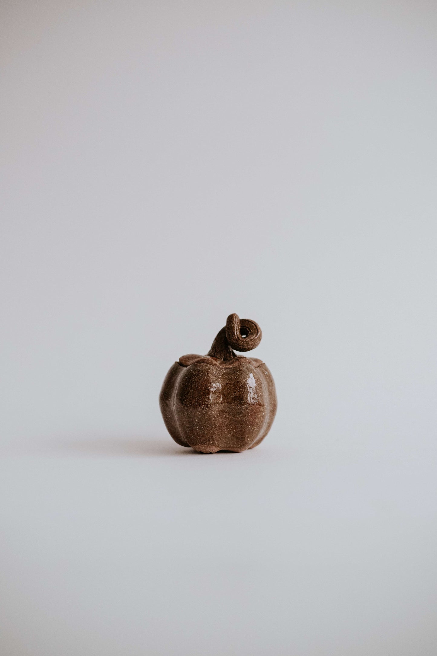 Ceramic Pumpkin Candle Holder with lid- Limited Autumn Edition