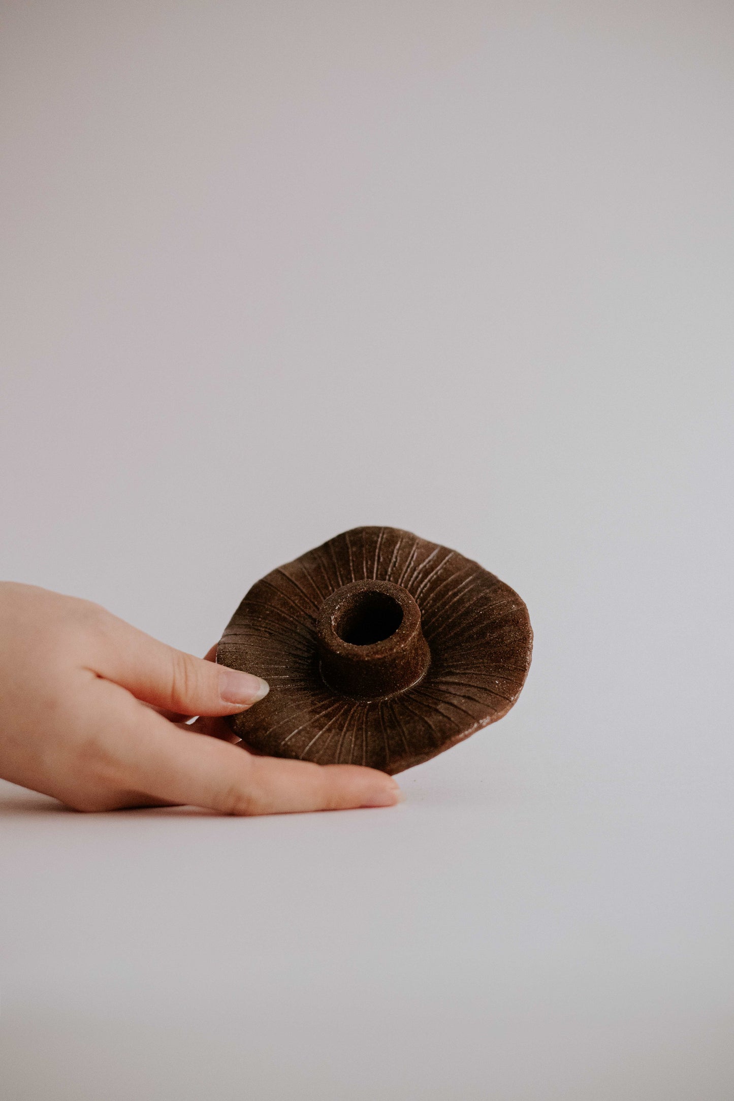Ceramic Mushroom Candle Holder- Limited Autumn Edition