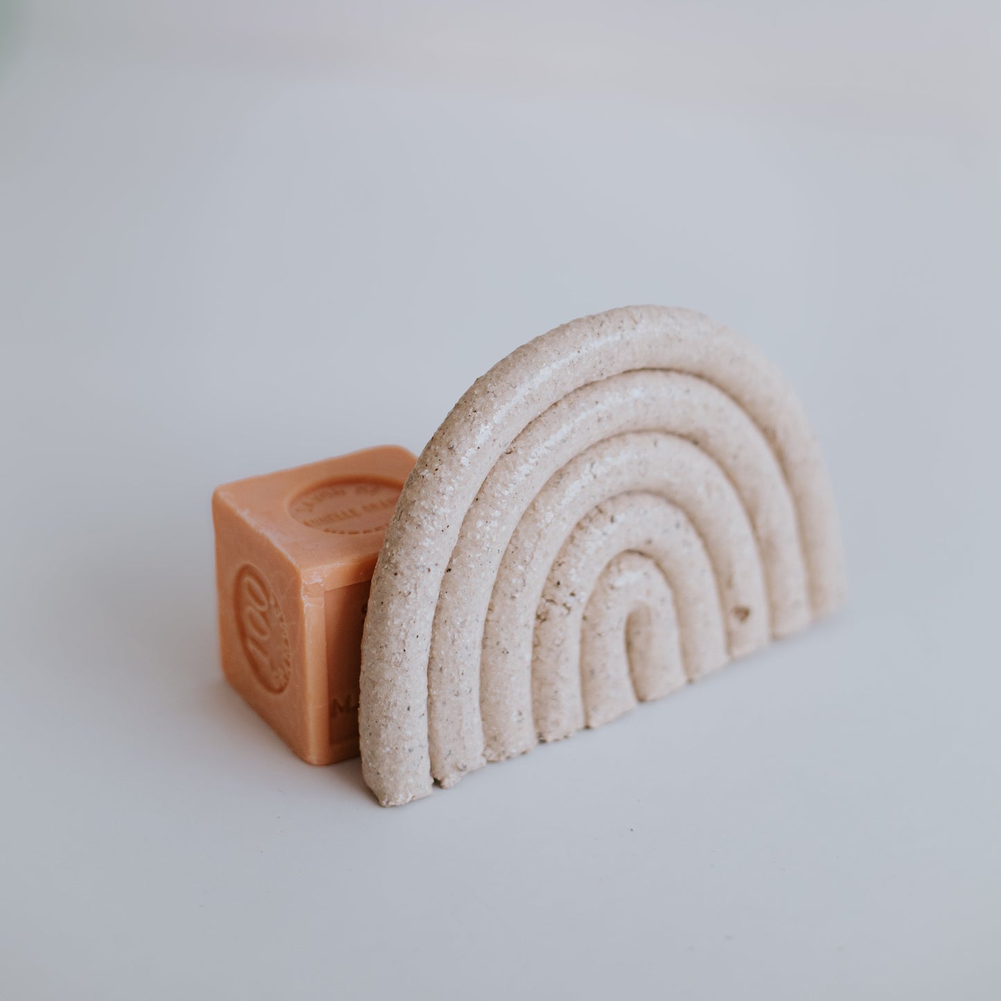 White Rainbow Soap Dish