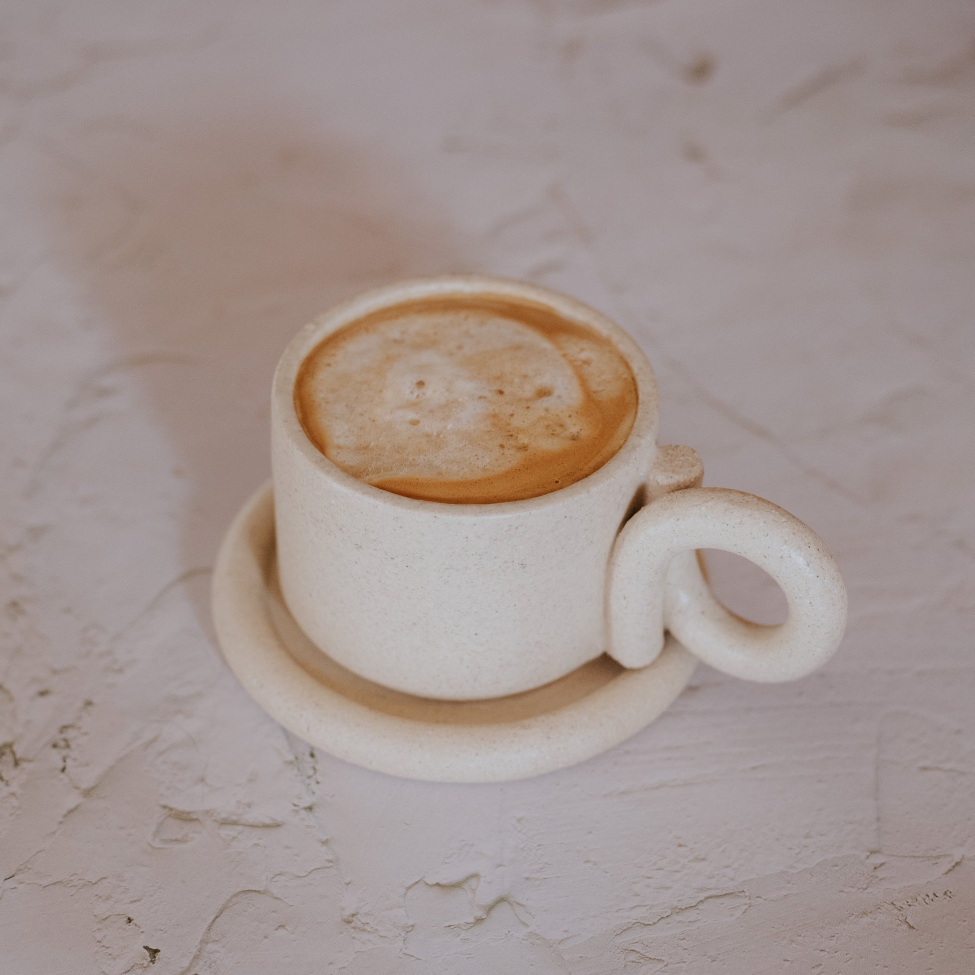 Handmade ceramic coffee latte mug Ursula Ceramica