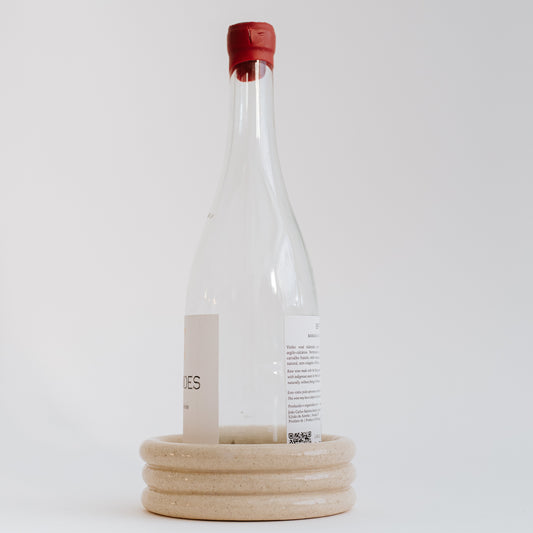 wine bottle support ceramic