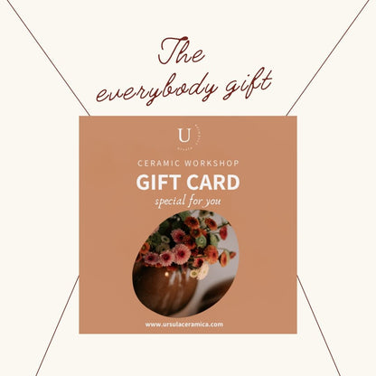 Ceramic Workshop Gift Card – A Creative Experience!