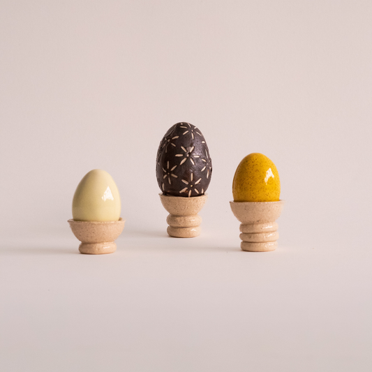 Trio Egg Cups | Set of 3 Handmade Ceramic