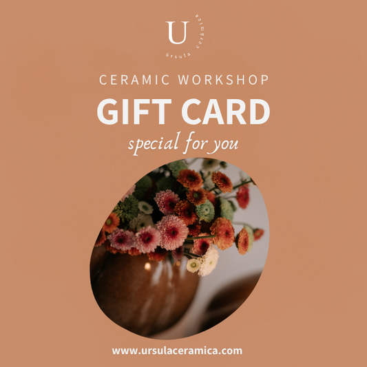 Gift Card Ceramic Workshop Úrsula Cerâmica 