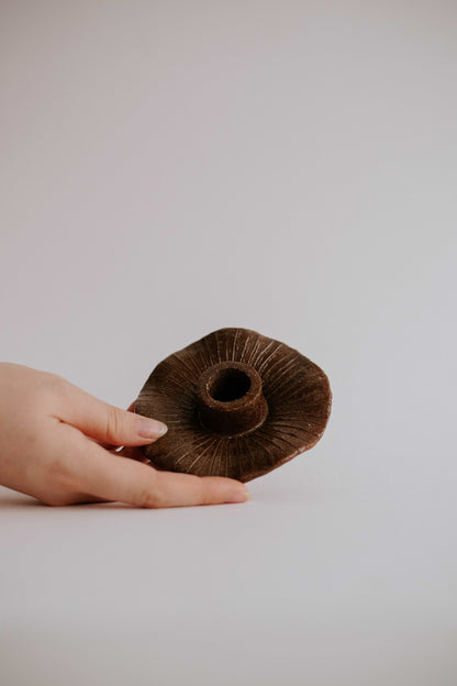 Ceramic Mushroom Candle Holder- Limited Autumn Edition