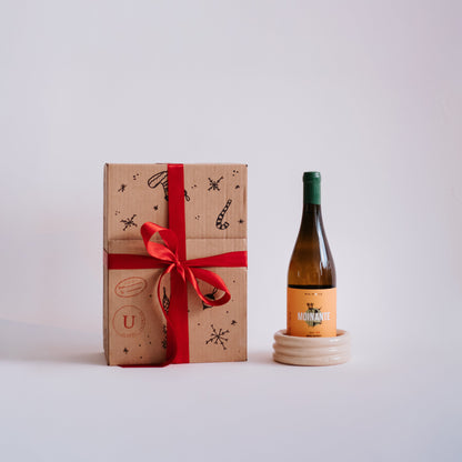 The Wine & Ceramic Box | Handmade Gift Set Small