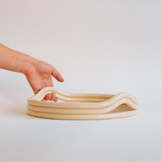 Ceramic Large Hoop Tray