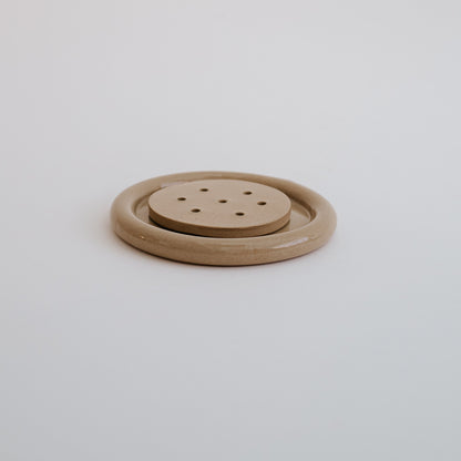 Ceramic Round Soap Dish
