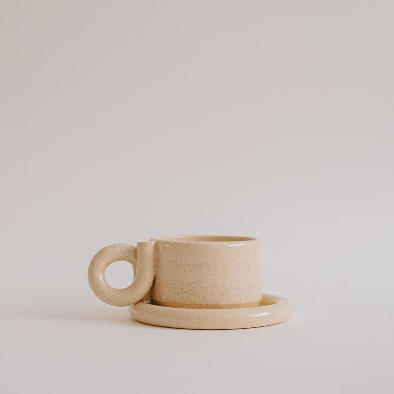 Ceramic Coffee Cappuccino Set (Cup & Saucer)