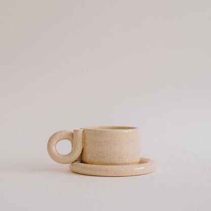 Ceramic Coffee Cappuccino Set (Cup & Saucer)