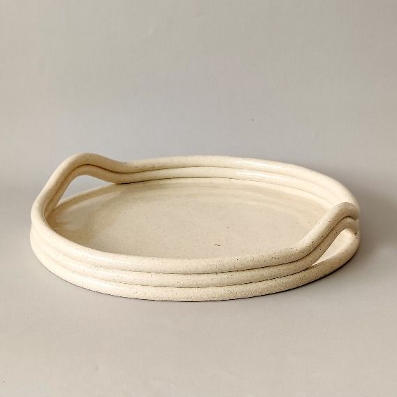 Ceramic Large Hoop Tray