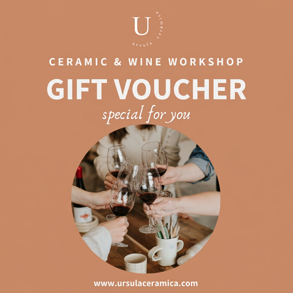 Gift Voucher Ceramic & Wine Workshop 