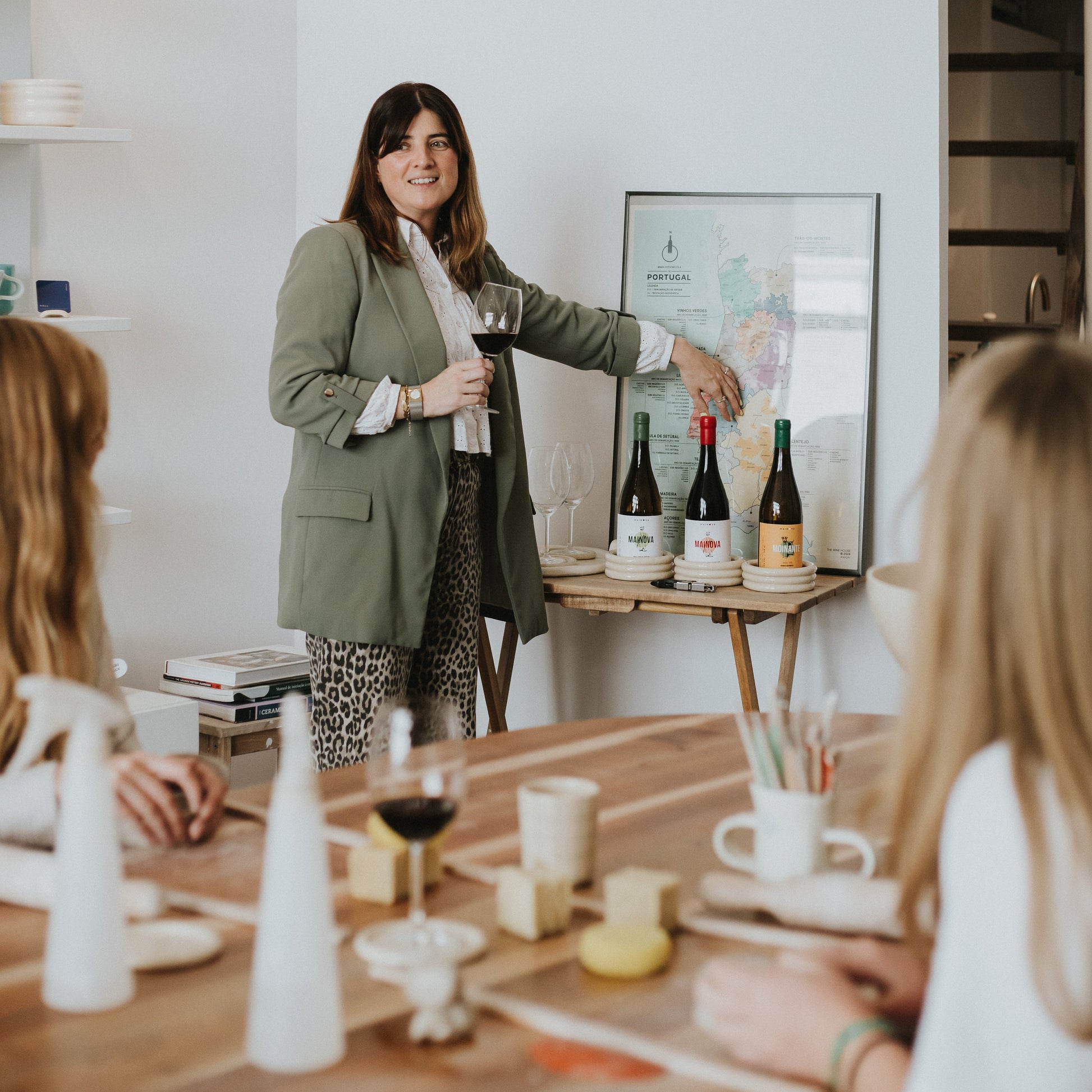 wine and ceramic workshop